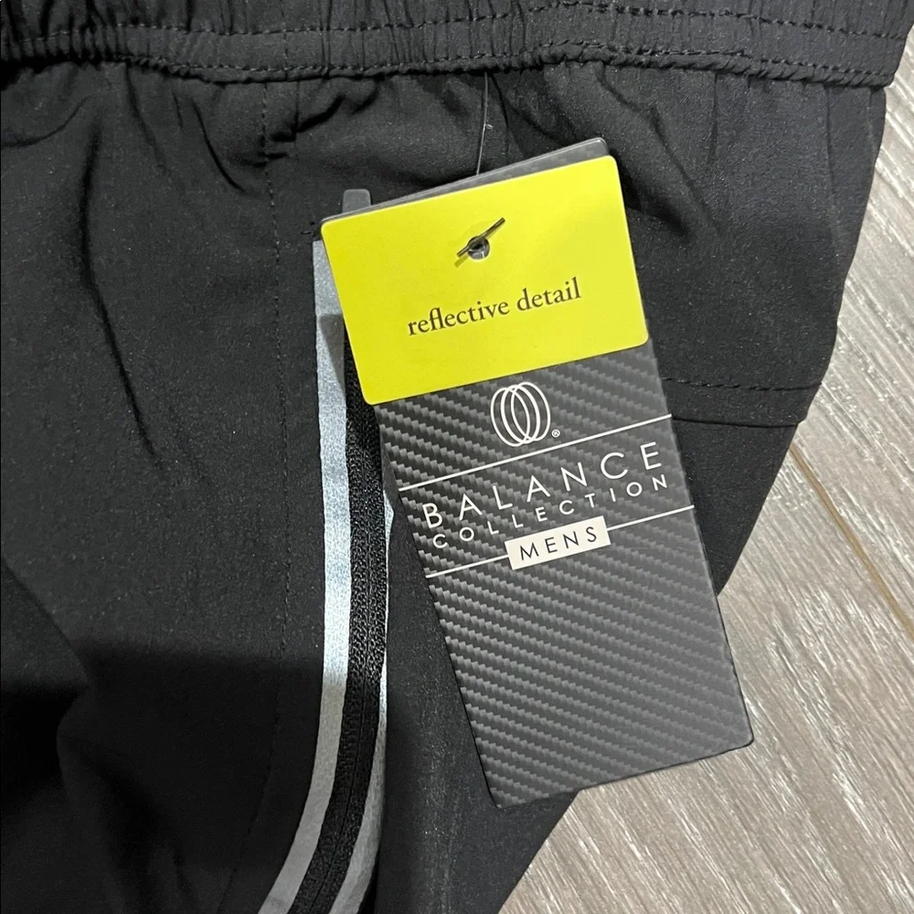 Balance Collection Men's Black Athletic Pants